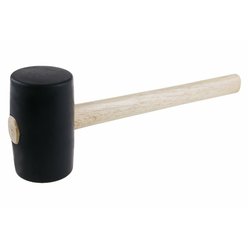 Gumová palice 65mm,34cm dřevo Levior