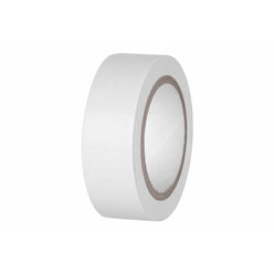 Páska E130WHT, bílá, izolační, lepící, 19 mm, L-10 m, PVC